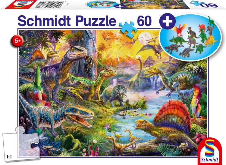 Puzzle Dinosaurs 60