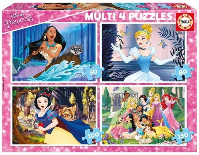 Puzle 50-80-100-150 - Disney Princess