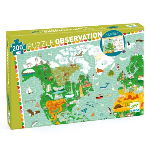 Exploration puzzle - Around the world (200 pcs)
