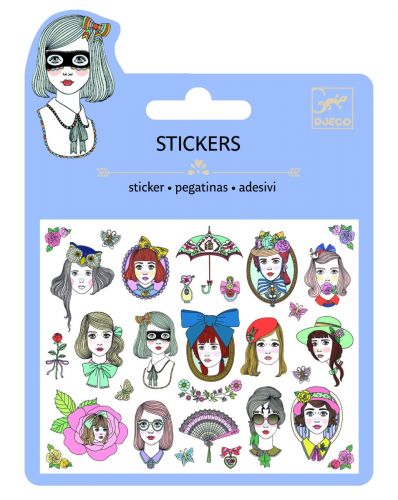 Mini craft pack stickers - Portraits