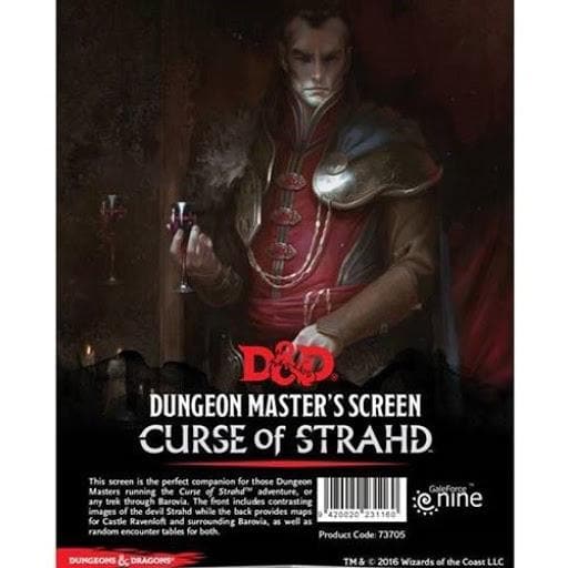 D&D DM Screen - Curse of Strahd