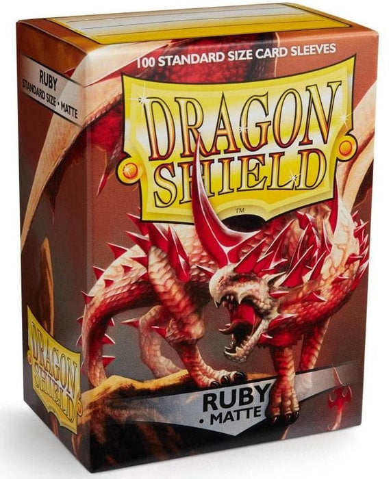 Dragon Shield - Matte Ruby, 63.5x88, 100 pcs.