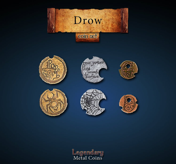 Drow Coin Set