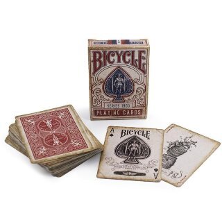 ELLUSIONIST 1900 PLAYING CARDS RED, spēļu kārtis