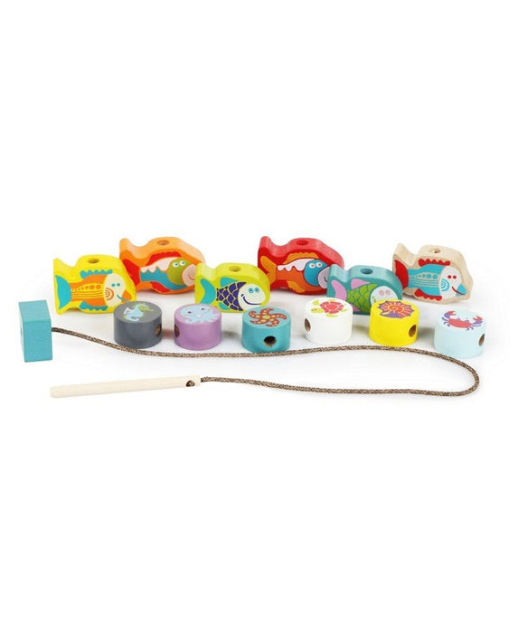 Fishes lacing toy