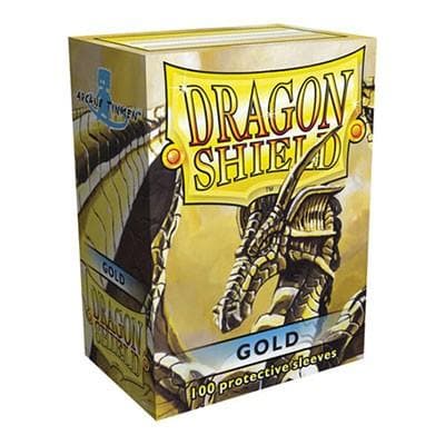 Dragon Shield - Gold, 63.5x88, 100 gab.