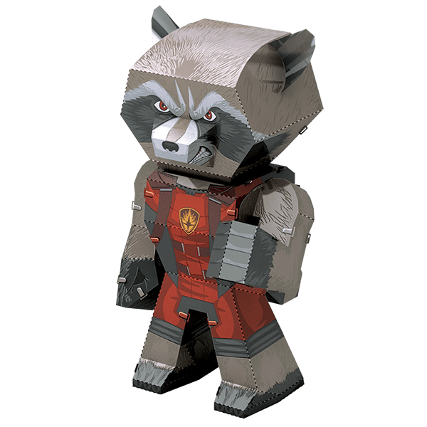 Metal Earth Legends - Rocket Raccoon, constructor