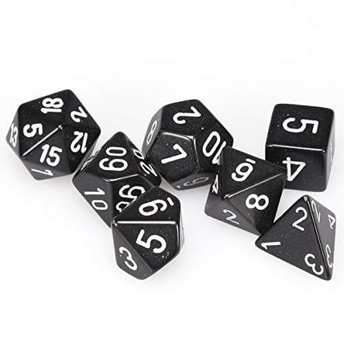 Set of throwing dice "Black/White"