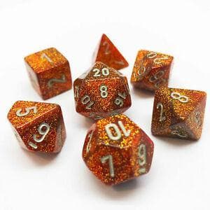 Set of throwing dice "Gold/Silver"
