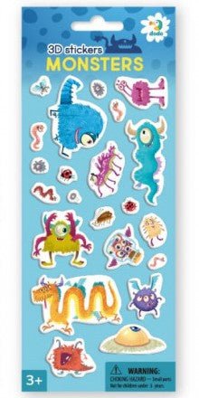 3D stickers Monsters
