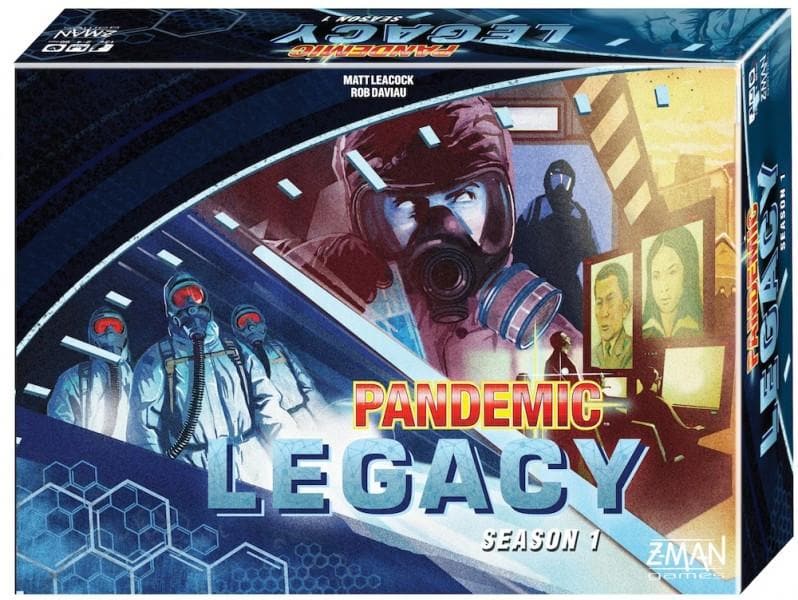 Pandemic Legacy, blue, galda spēle
