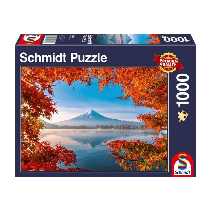 Puzzle Autumn splendor of Mount Fuji, 1000