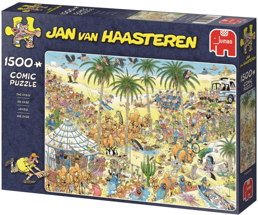 Puzzle, 1500 - Jan van Haasteren: The Oasis