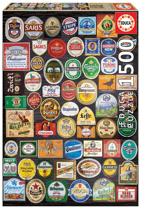 Puzle, 1500 - BEER LABELS COLLAGE