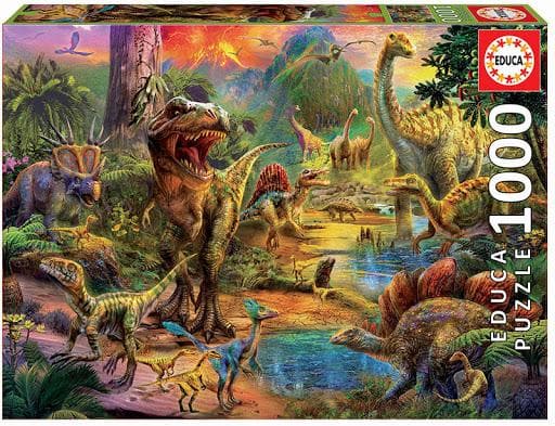 Puzle 1000 - Land Of Dinosaurs