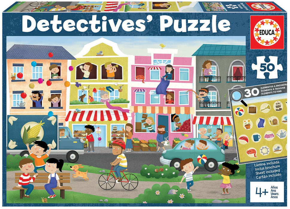 Puzzle: CIUDAD DETECTIVES (50 gabaliņi), puzzle
