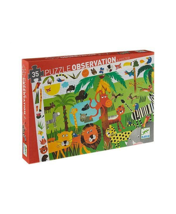 Exploration puzzle - Jungle (35 pcs)