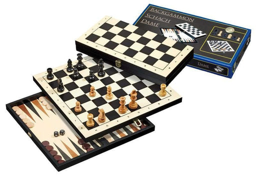 Šahs, Dambrete un Bekgemons, 30 mm, galda spēle