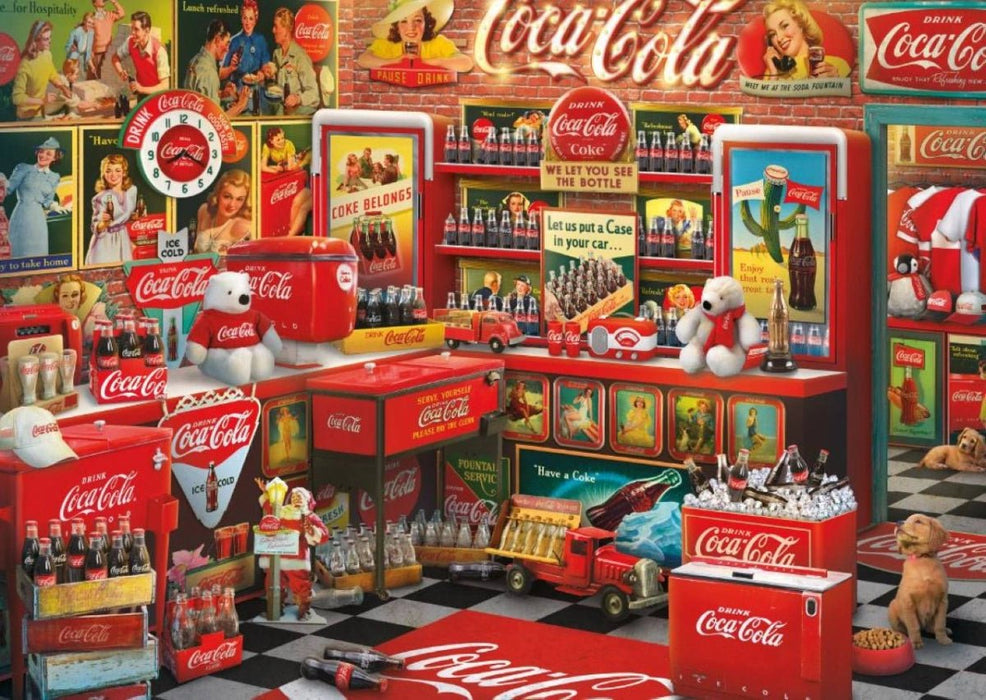 Coca Cola Nostalgieshop, puzzle 1000 pcs.