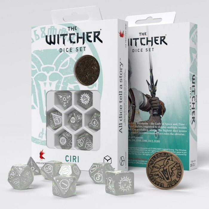 WITCHER DICE SET. CIRI - THE LADY OF SPACE AND TIME